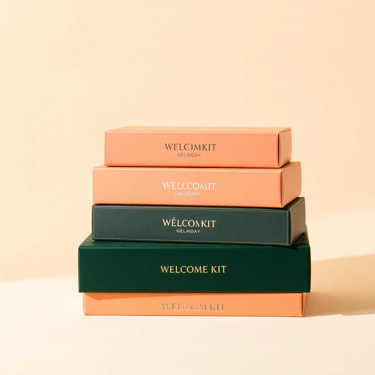 Stack de welcome kits